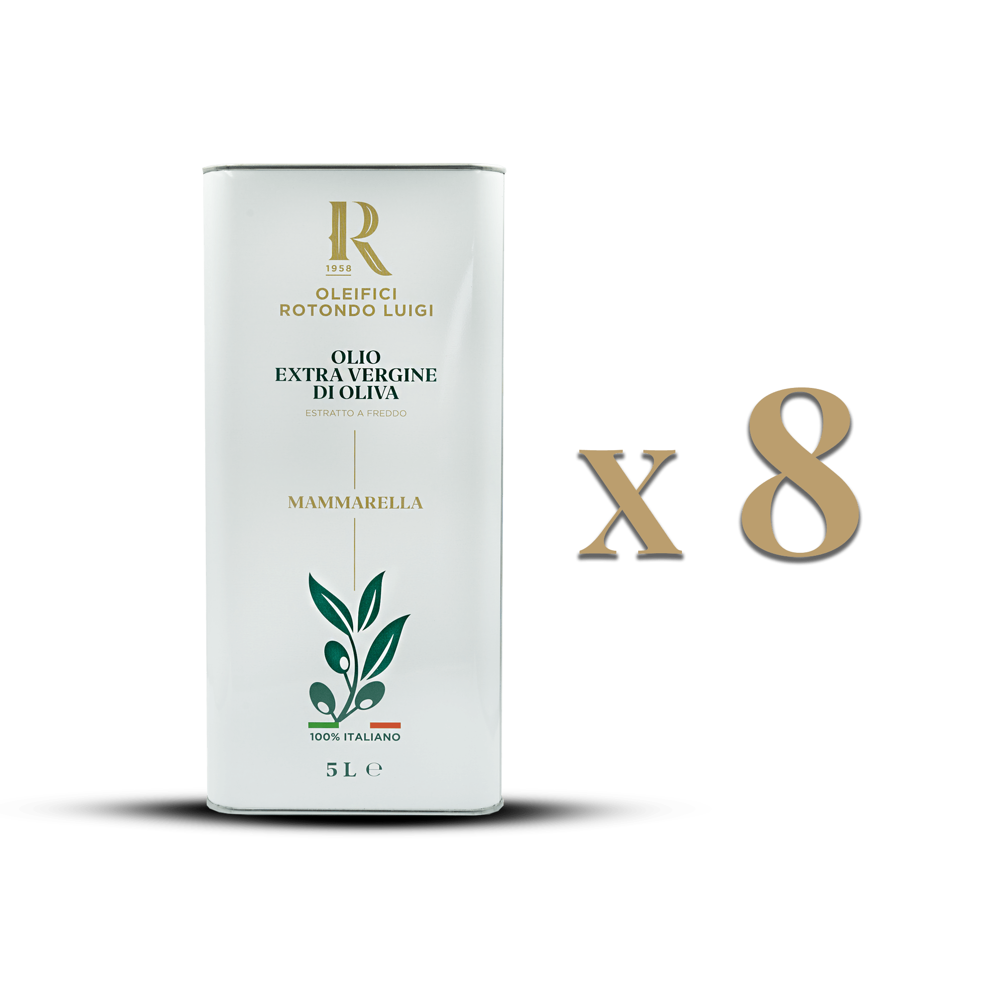 Set 8 lattine Mammarella Classic 5lt olio EVO