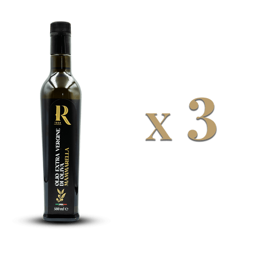 Set 3 bottiglie Mammarella Classic 500ml olio EVO 